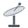 Satellite dish, raw SVG raster